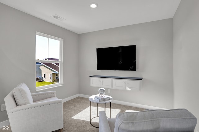 6683 Halsey St, Zionsville, IN 46077 - carpeted living area featuring baseboards