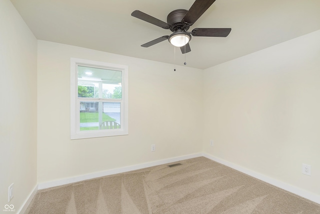 125 S Alfonte St, Ingalls, IN 46048 - unfurnished room featuring carpet flooring, baseboards, and ceiling fan