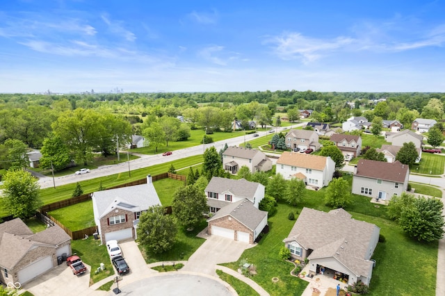 6026 Pennyworth Cir, Indianapolis, IN 46203 - aerial perspective of suburban area