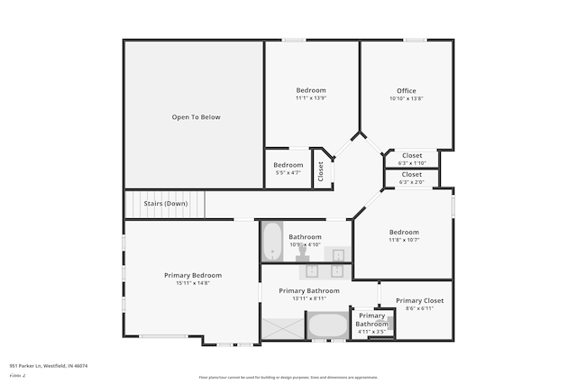951 Parker Ln, Westfield, IN 46074 - home floor plan