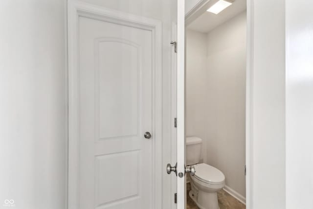 951 Parker Ln, Westfield, IN 46074 - bathroom featuring toilet and baseboards