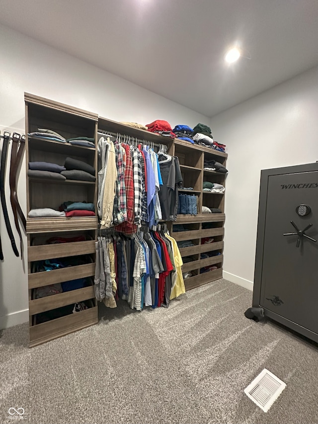 951 N Maiellen Dr, Greenfield, IN 46140 - walk in closet featuring carpet floors
