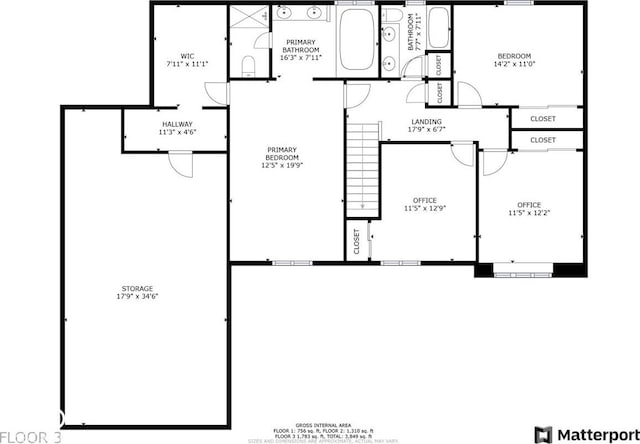 12082 Old Stone Dr, Indianapolis, IN 46236 - room layout