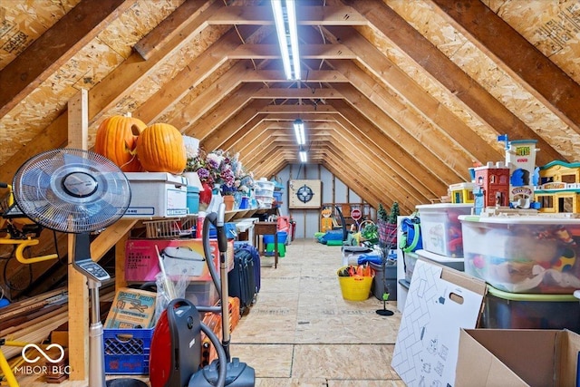 12082 Old Stone Dr, Indianapolis, IN 46236 - view of unfinished attic