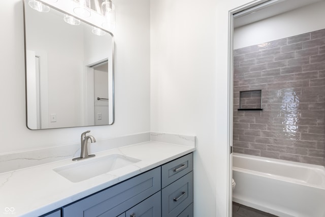 39 N Walcott St, Indianapolis, IN 46201 - full bath with vanity, toilet, and bathing tub / shower combination