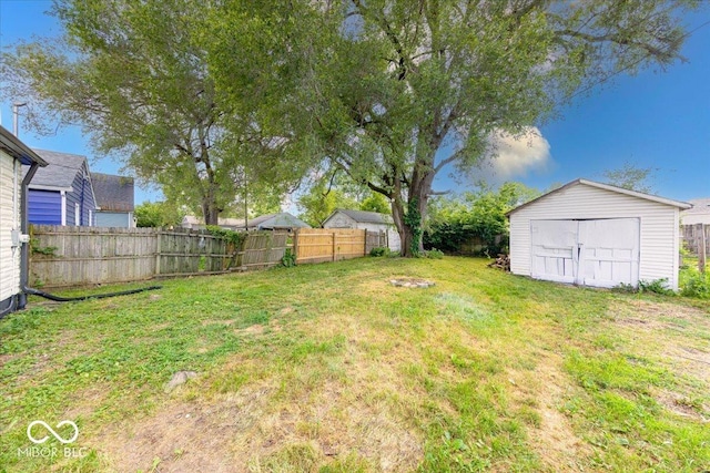1852 N Warman Ave, Indianapolis, IN 46222 - fenced backyard with a storage shed