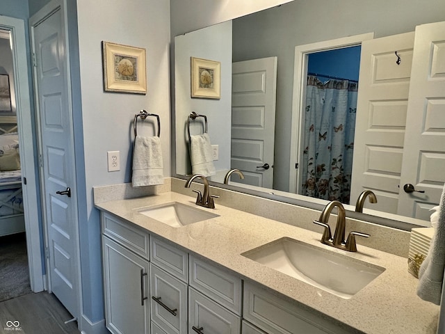3691 Talmine Ln, Bargersville, IN 46106 - bathroom featuring double vanity