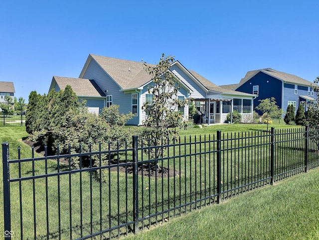 3691 Talmine Ln, Bargersville, IN 46106 - back of property with roof with shingles