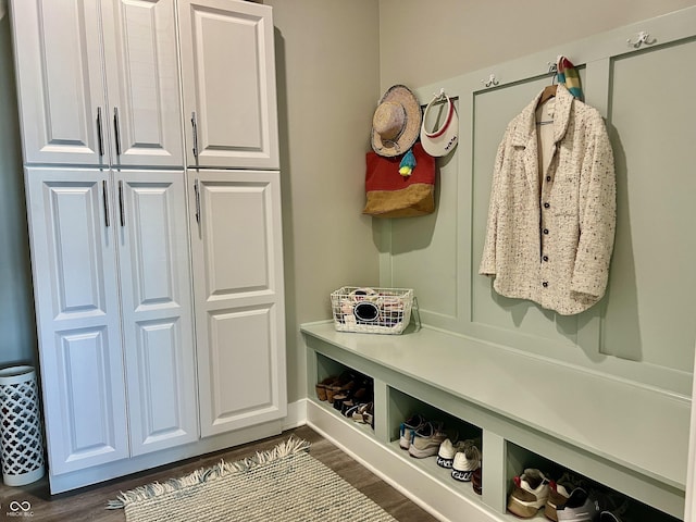 3691 Talmine Ln, Bargersville, IN 46106 - mudroom featuring dark wood finished floors