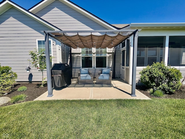 3691 Talmine Ln, Bargersville, IN 46106 - view of patio with grilling area and a gazebo