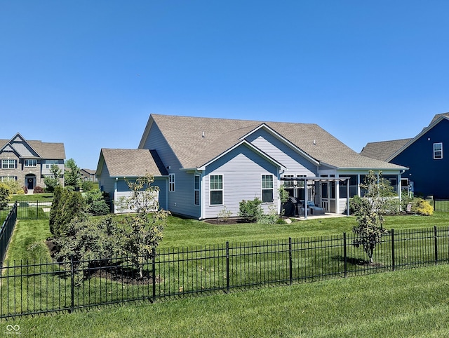 3691 Talmine Ln, Bargersville, IN 46106 - back of house with roof with shingles