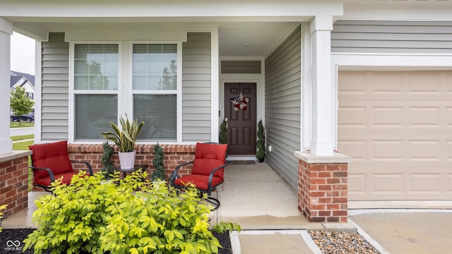 747 Tuxedo Dr, Westfield, IN 46074 - entrance to property featuring a porch and an attached garage