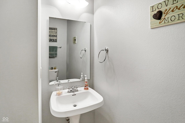 bathroom with a sink