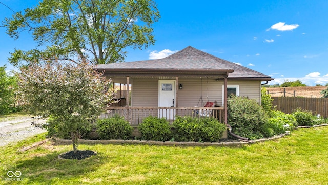 1237 W State Rd 38, Pendleton, IN 46064 - view of front of house featuring roof with shingles and covered porch