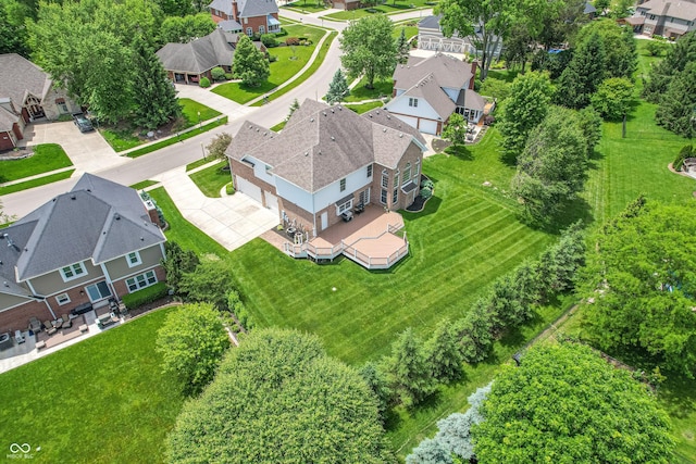 4368 W Eagle Trce, New Palestine, IN 46163 - aerial perspective of suburban area