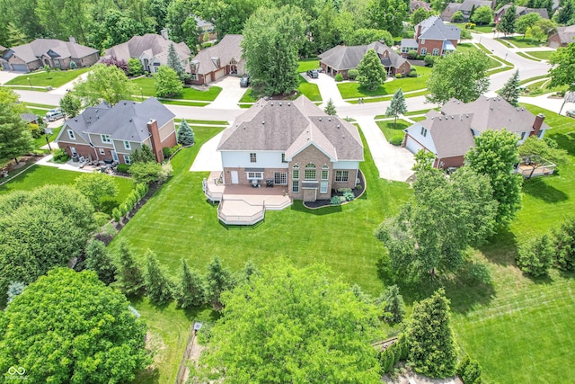 4368 W Eagle Trce, New Palestine, IN 46163 - aerial view of residential area