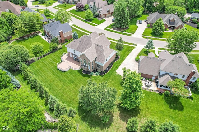4368 W Eagle Trce, New Palestine, IN 46163 - aerial perspective of suburban area