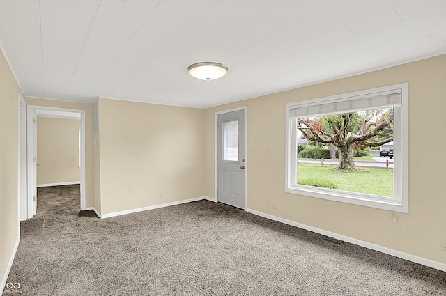 425 Aiken St, Hope, IN 47246 - entryway with carpet floors and baseboards