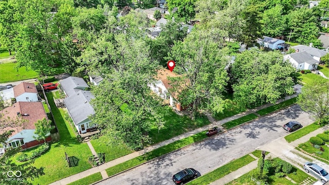 1523 E Mills Ave, Indianapolis, IN 46227 - aerial perspective of suburban area