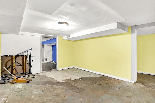 1523 E Mills Ave, Indianapolis, IN 46227 - finished basement with baseboards