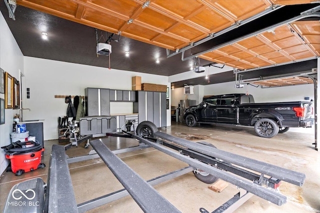 11715 Landings Dr, Indianapolis, IN 46256 - garage with a garage door opener