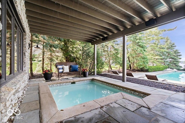 11715 Landings Dr, Indianapolis, IN 46256 - outdoor pool with a patio