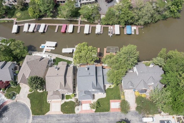 11226 Blackwalnut Pt, Indianapolis, IN 46236 - aerial overview of property's location with nearby suburban area and a nearby body of water