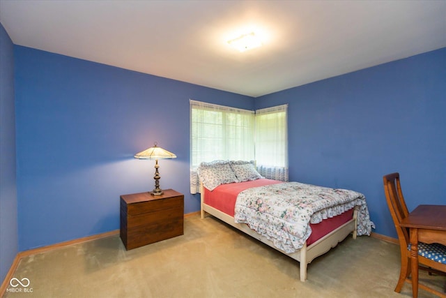 7401 Spring Mill Rd, Indianapolis, IN 46260 - carpeted bedroom featuring baseboards