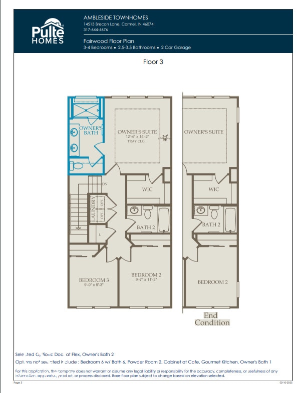 14515 Hanford Ln, Carmel, IN 46074 - home floor plan