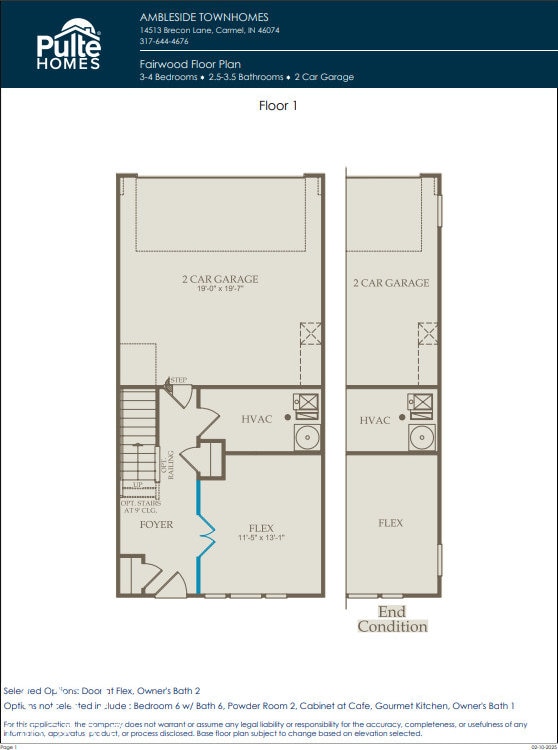 14515 Hanford Ln, Carmel, IN 46074 - property floor plan