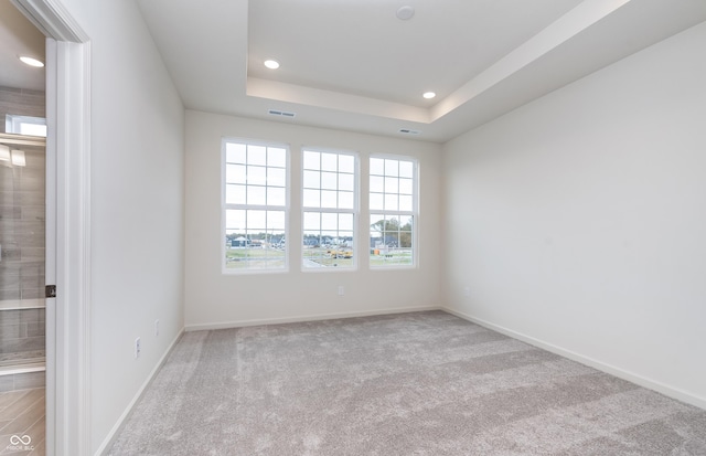 14515 Hanford Ln, Carmel, IN 46074 - spare room with recessed lighting, carpet floors, and baseboards