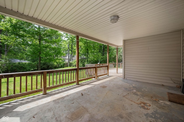 7910 N College Ave, Indianapolis, IN 46240 - view of patio with view of scattered trees