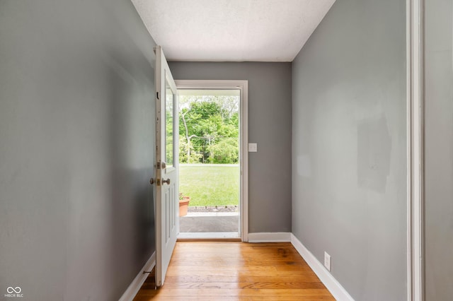 7910 N College Ave, Indianapolis, IN 46240 - entryway with light wood-style floors and baseboards