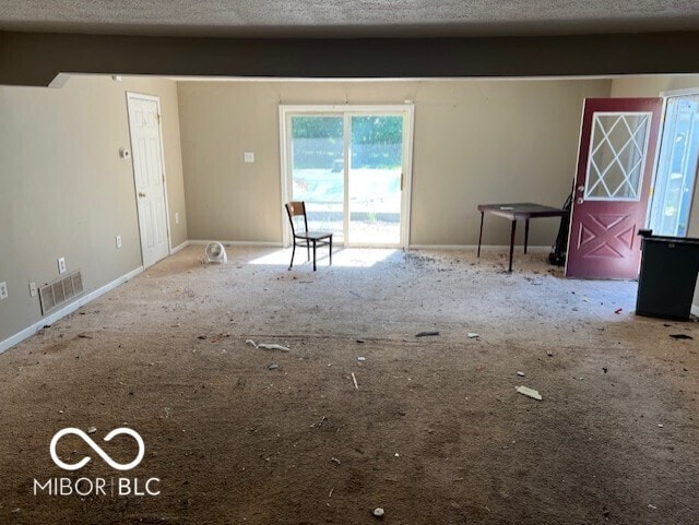825 W Auman Dr, Carmel, IN 46032 - unfurnished living room with baseboards