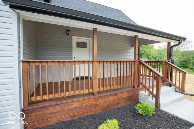 6805 N Base Rd, North Vernon, IN 47265 - view of deck