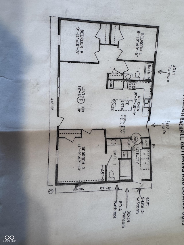 216 E Wabash St, Wingate, IN 47994 - property floor plan