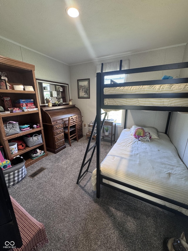 216 E Wabash St, Wingate, IN 47994 - carpeted bedroom with crown molding