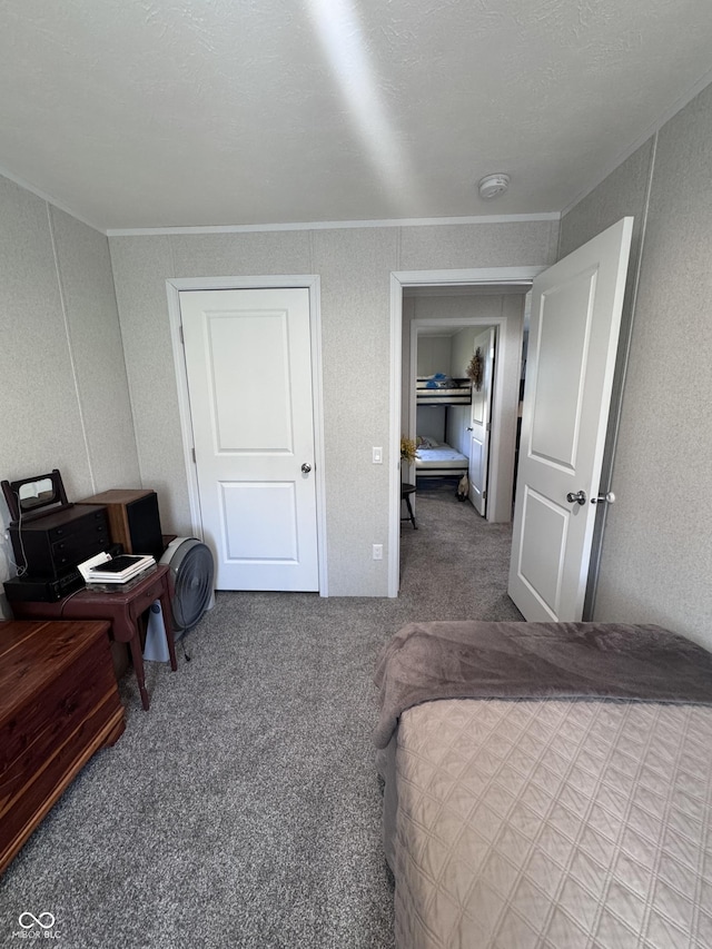 216 E Wabash St, Wingate, IN 47994 - carpeted bedroom featuring ornamental molding