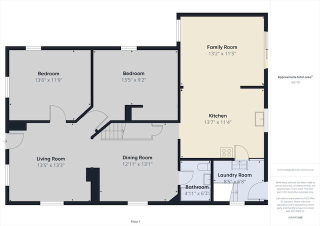 814 Walnut St, Anderson, IN 46012 - floor plan / room layout