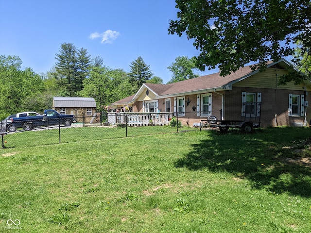 7114 Locust Lake W Dr, Spencer, IN 47460 - view of yard