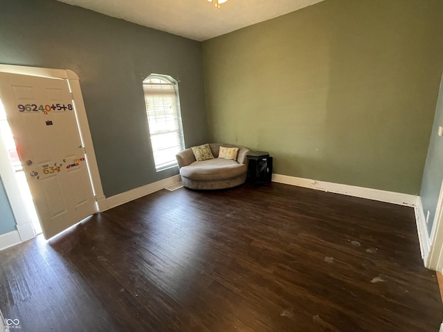 1164 Groff Ave, Indianapolis, IN 46222 - unfurnished room with wood finished floors and baseboards