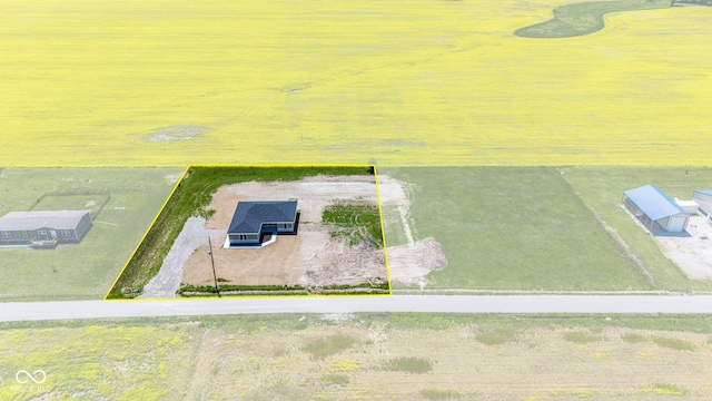 5003 W 900 N, Dupont, IN 47231 - aerial view of property's location with property parcel outlined