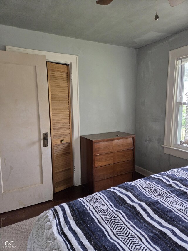 1168 N Gladstone Ave, Indianapolis, IN 46201 - bedroom featuring dark wood-style floors