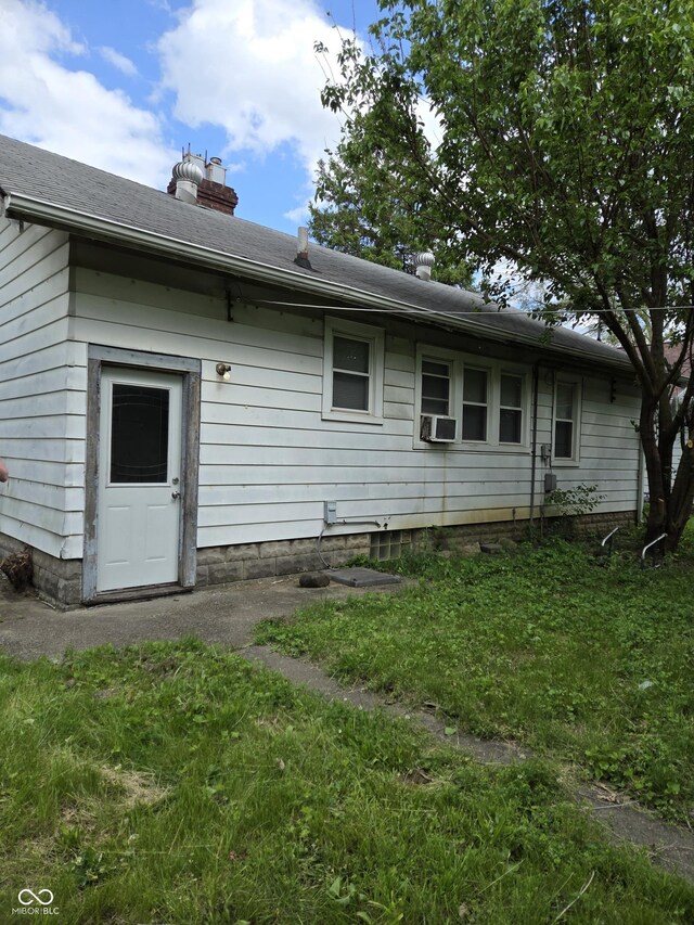 1168 N Gladstone Ave, Indianapolis, IN 46201 - back of house featuring a chimney