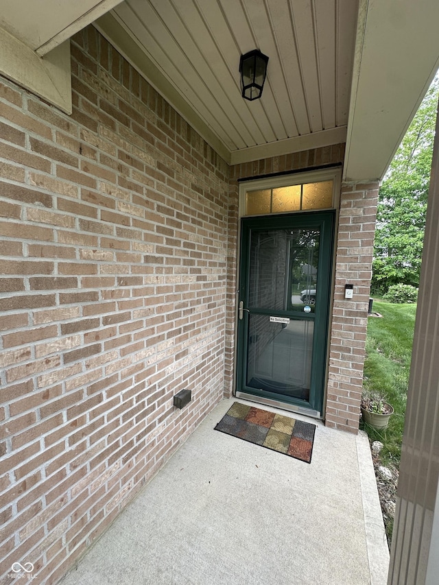 5486 Lipizzan Ln, Plainfield, IN 46168 - view of exterior entry featuring brick siding