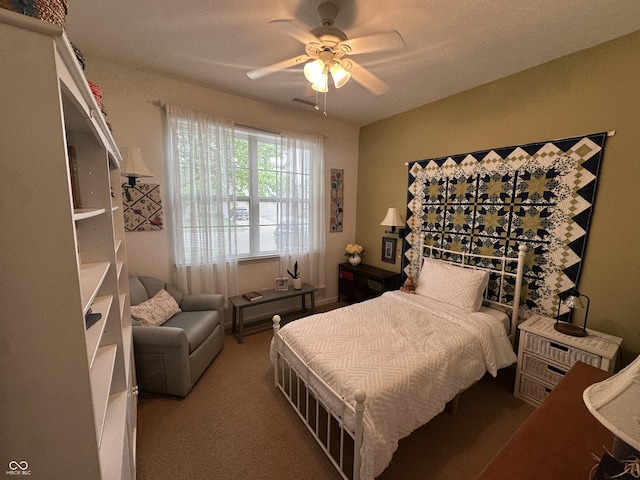 5486 Lipizzan Ln, Plainfield, IN 46168 - carpeted bedroom featuring ceiling fan