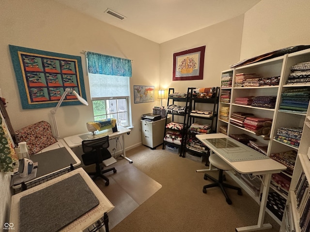 5486 Lipizzan Ln, Plainfield, IN 46168 - office area with carpet
