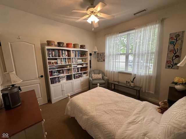 5486 Lipizzan Ln, Plainfield, IN 46168 - bedroom with carpet flooring and ceiling fan