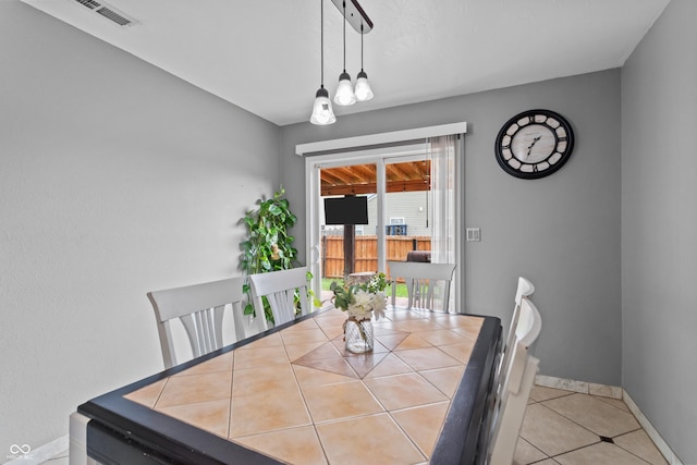 805 Sunvista Dr, Avon, IN 46123 - dining room with baseboards and tile patterned floors