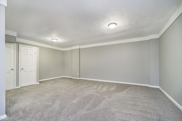 3852 Knollton Rd Unit 3852, Indianapolis, IN 46228 - finished below grade area featuring carpet floors and baseboards